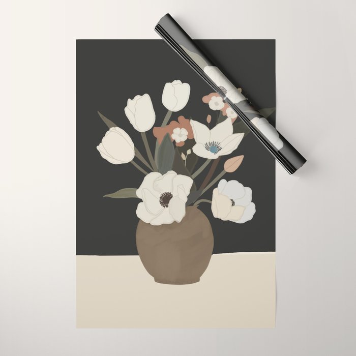 Gently Flowers 2 Wrapping Paper Gallery Image 1