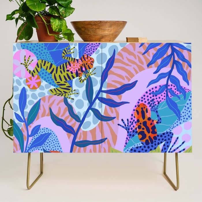 Poison Dart Frogs Credenza Gallery Image 1