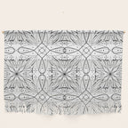 BW starry abstract mosaic B Wall Hanging Gallery Image 1