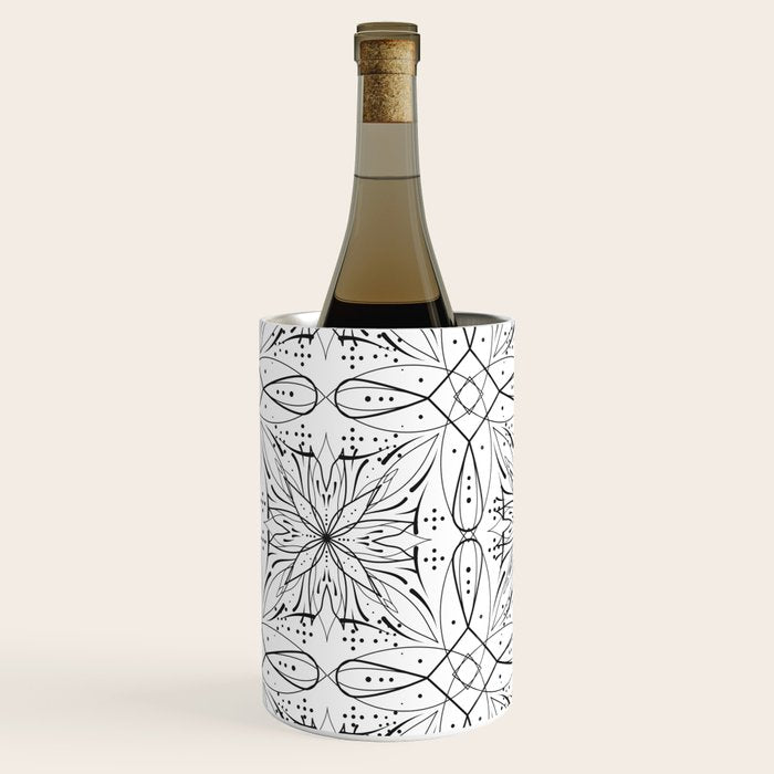 BW starry abstract mosaic B Wine Chiller Gallery Image 2