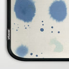 Cloudy Abstract Indigo Blue Spots Laptop Sleeve Gallery Image 3