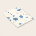 Cloudy Abstract Indigo Blue Spots Notebook Gallery Image 3