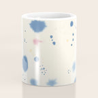 Cloudy Abstract Indigo Blue Spots Coffee Mug Gallery Image 4