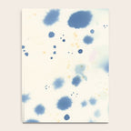 Cloudy Abstract Indigo Blue Spots Notebook Gallery Image 4