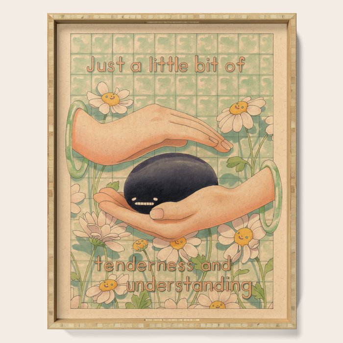 Tenderness and Understanding Serving Tray Gallery Image 1