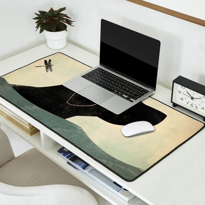 Black Lab Swim Dog Desk Mat Gallery Image 2