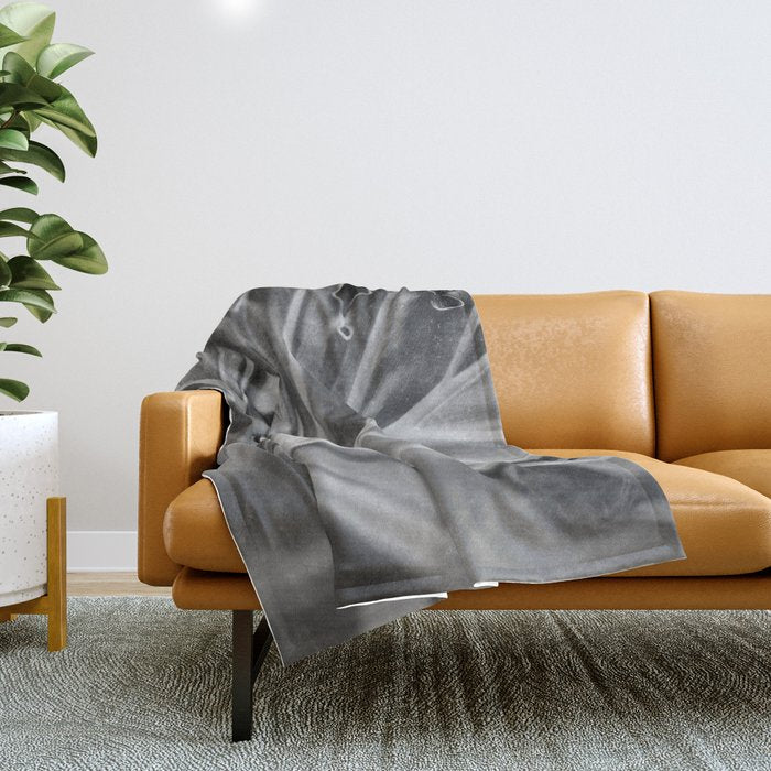 Mysterious Girl Throw Blanket Gallery Image 1