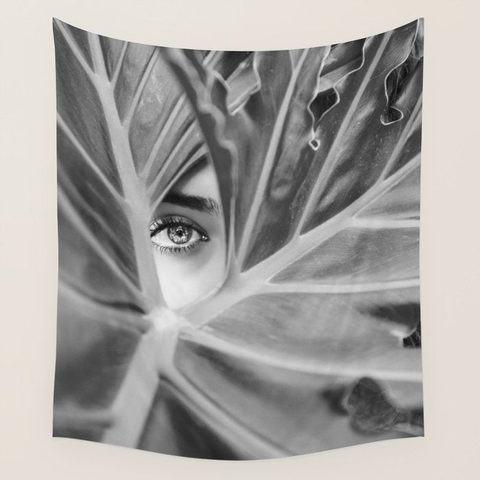 Mysterious Girl Wall Tapestry Gallery Image 1