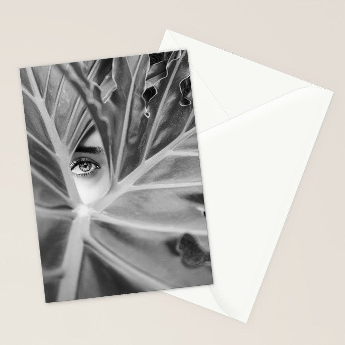 Mysterious Girl Stationery Card Gallery Image 2
