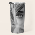 Mysterious Girl Travel Mug Gallery Image 3
