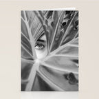 Mysterious Girl Stationery Card Gallery Image 2