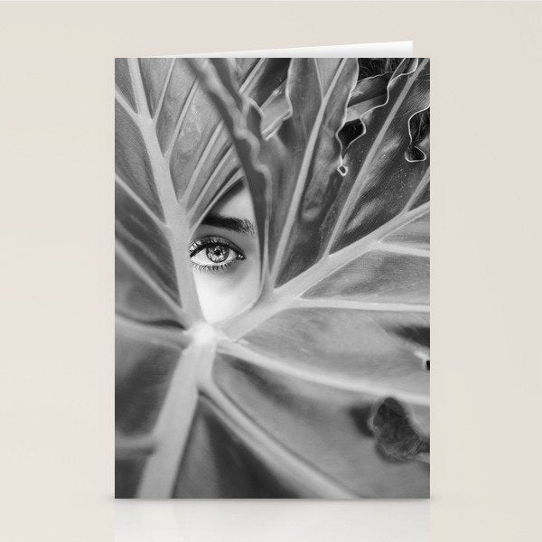 Mysterious Girl Stationery Card Gallery Image 2