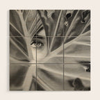 Mysterious Girl Wood Wall Art Gallery Image 1
