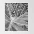 Mysterious Girl Throw Blanket Gallery Image 2