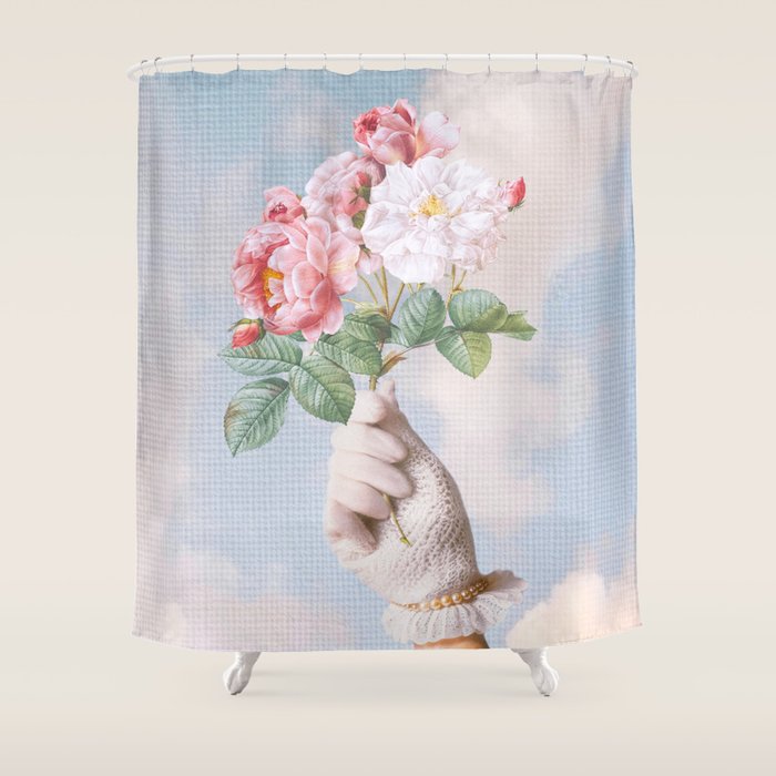 Floral Lady Shower Curtain Gallery Image 1