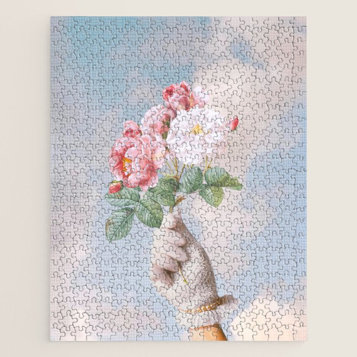 Floral Lady Jigsaw Puzzle Gallery Image 1