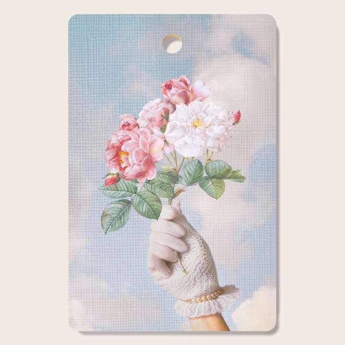 Floral Lady Cutting Board Gallery Image 1