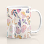 Colorful Sea Shells Spiritual Feminine Seashore Animal Print Coffee Mug Gallery Image 1