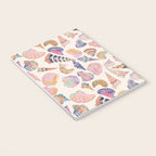 Colorful Sea Shells Spiritual Feminine Seashore Animal Print Notebook Gallery Image 3