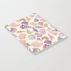 Colorful Sea Shells Spiritual Feminine Seashore Animal Print Notebook Gallery Image 2