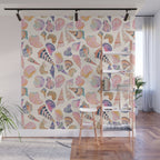 Colorful Sea Shells Spiritual Feminine Seashore Animal Print Wall Mural Gallery Image 1
