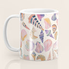 Colorful Sea Shells Spiritual Feminine Seashore Animal Print Coffee Mug Gallery Image 3