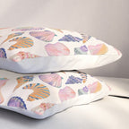 Colorful Sea Shells Spiritual Feminine Seashore Animal Print Pillow Sham Gallery Image 3