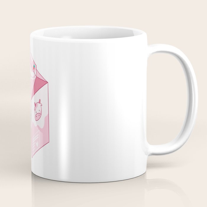 Kawaii Strawberry Milk Shake Coffee Mug Gallery Image 1