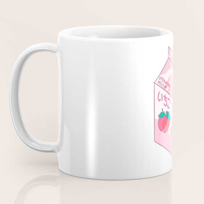 Kawaii Strawberry Milk Shake Coffee Mug Gallery Image 3