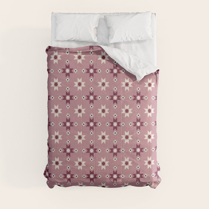 Modern quilt - berry Comforter Gallery Image 3