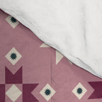 Modern quilt - berry Comforter Gallery Image 4