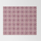 Modern quilt - berry Throw Blanket Gallery Image 2