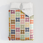 Retro Nostalgic Pastel Flowers Comforter Gallery Image 6