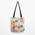 Retro Nostalgic Pastel Flowers Tote Bag Gallery Image 2
