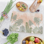 Abstract tropical plants pastel Cutting Board Gallery Image 2