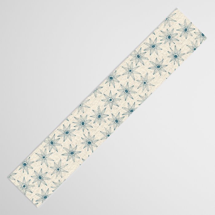sema cream blue Table Runner Gallery Image 3