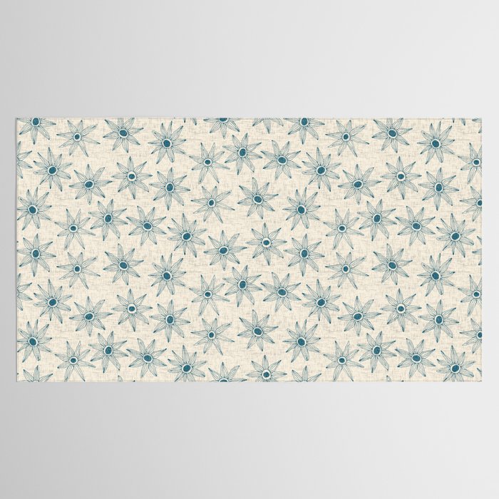 sema cream blue Tablecloth Gallery Image 2