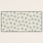 sema cream blue Desk Mat Gallery Image 3