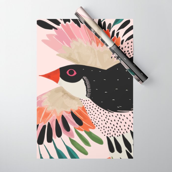 Colorful Wings Wrapping Paper Gallery Image 1