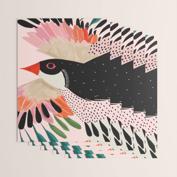 Colorful Wings Wrapping Paper Gallery Image 3