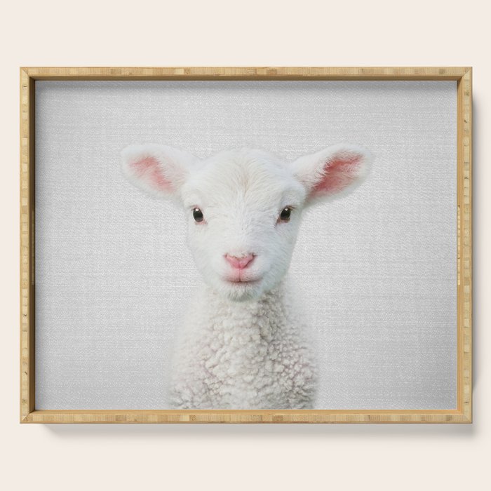 Lamb - Colorful Serving Tray Gallery Image 1