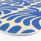 Abstract organic nature plant leaf pattern Bath Mat Gallery Image 3