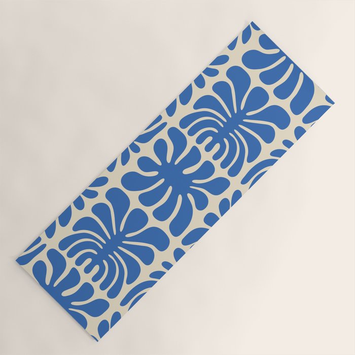 Abstract organic nature plant leaf pattern Yoga Mat Gallery Image 1