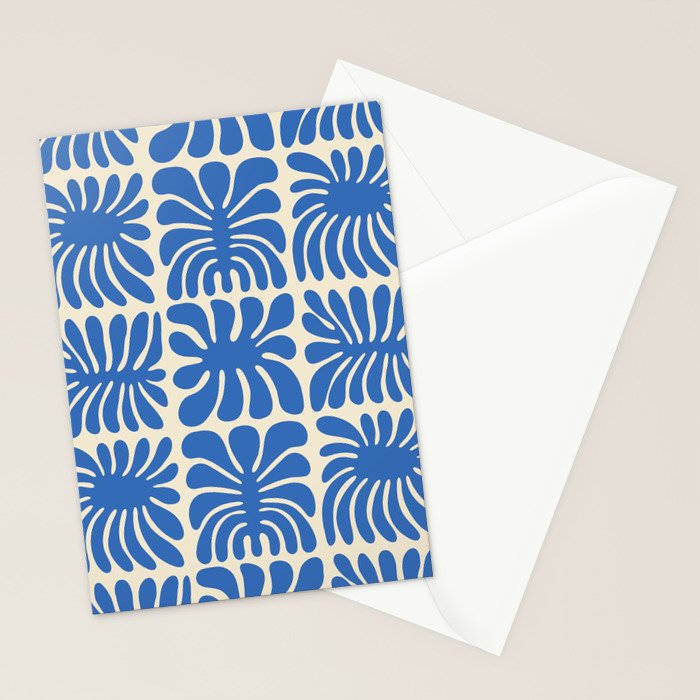Abstract organic nature plant leaf pattern Stationery Card Gallery Image 2