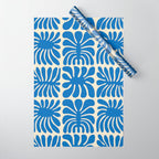 Abstract organic nature plant leaf pattern Wrapping Paper Gallery Image 1