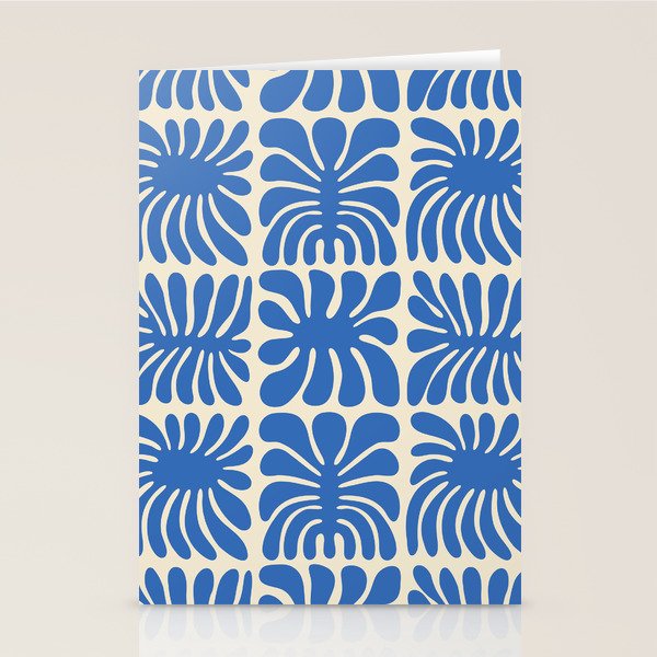 Abstract organic nature plant leaf pattern Stationery Card Gallery Image 1