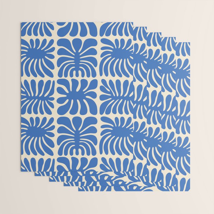 Abstract organic nature plant leaf pattern Wrapping Paper Gallery Image 3