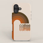 Cocoa Coffee Rainbow iPhone Case Gallery Image 1