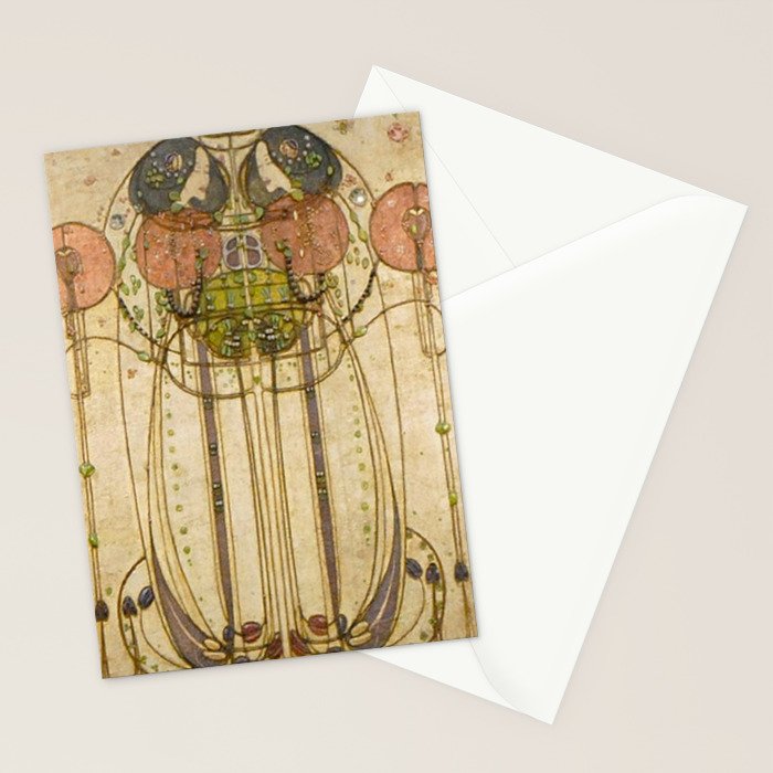 Charles Rennie Mackintosh , The Wassail  Stationery Card Gallery Image 2