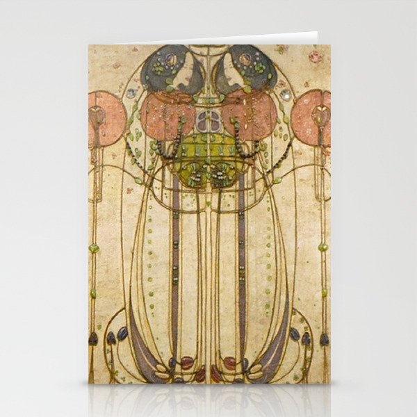Charles Rennie Mackintosh , The Wassail  Stationery Card Gallery Image 2